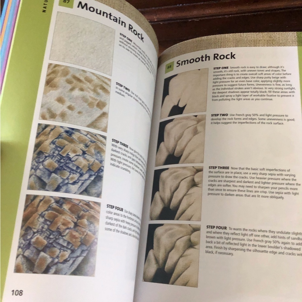 101 textures in colored pencil paperback book - Picture 2 of 11